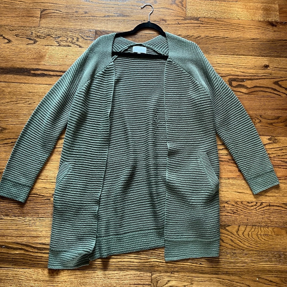 Pacsun Kendall + Kylie army green cardigan